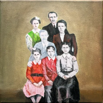 Acrylique sur toile 20cm X 20 cm